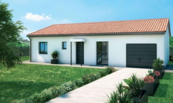 Maison neuve 4 pièces avec garage