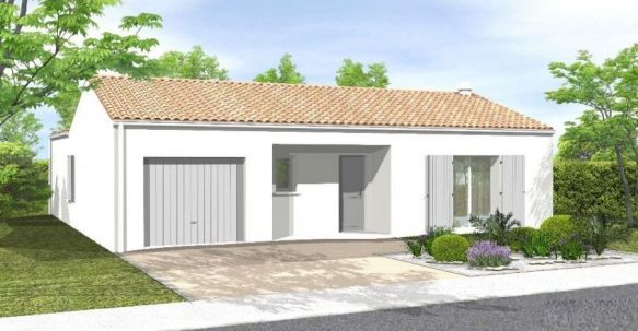 Maison 3 chambres a Alzonne 11170 avec garage et cellier sur terrain plat de 500 m2 plein SUD proche des commerces