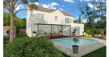 plaisance du touch coté cinema villa 120 m2 et terrain de 600 m2