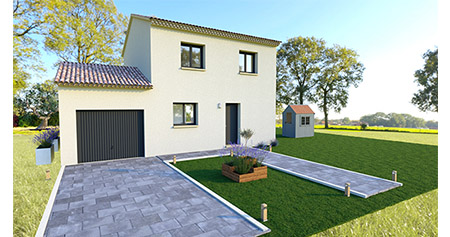 Villa  T4 110m2 avec garage 20 m2  commune Saint Lys