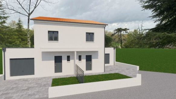 Deux maisons neuves accolées à Castelmaurou : fort potentiel locatif et emplacement centre-ville recherché
