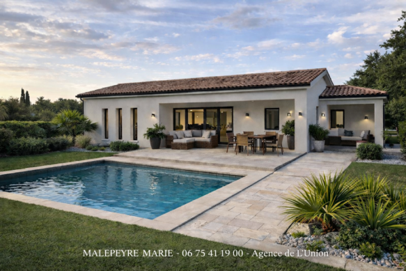 Maison 100 m² sur 419 m² de terrain à Blagnac