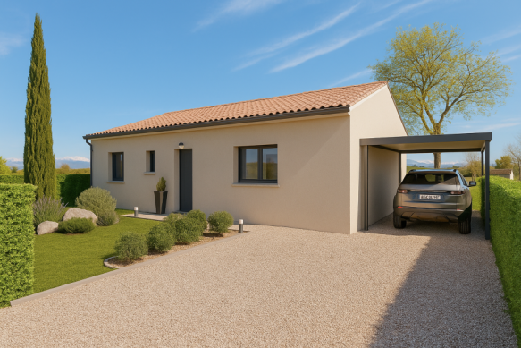 Maison T4 85 m2 à Montgeard 31560 Vue Pyrénées