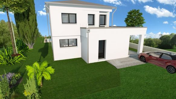 EAUNES 31600 VILLA 4 PIECES SUR 900M2 DE TERRAIN VIABILISE, AU CALME