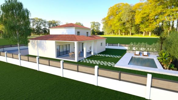 Villa de 141 m² + Garage de 18 m² à construire