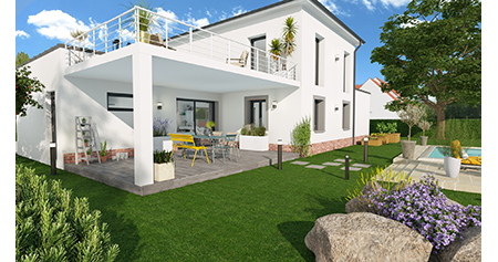 leguevin villa 140 m2 avec garage