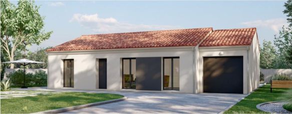 Beau plain pied de 100 m²