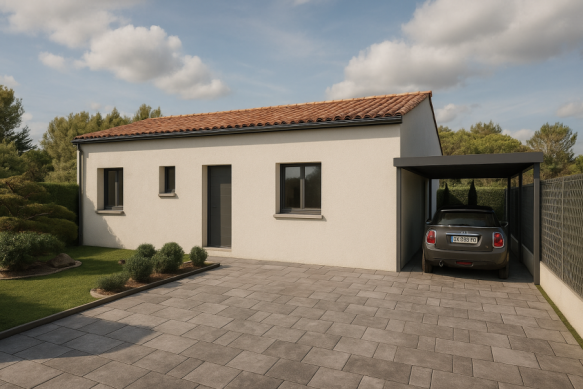 Maison à Batir plain pieds T3 70M2 à Montbrun Lauragais 31450