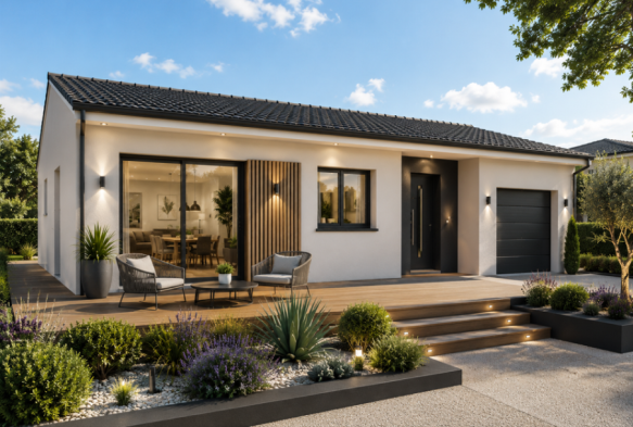 Villa à construire + terrain, Lestelle-de-saint-martory 31360