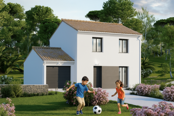 Maison traditionnelle à étage à Plaisance-du-Touch – 85 m² avec 3 chambres sur terrain viabilisé de 514 m², proche écoles et commodités