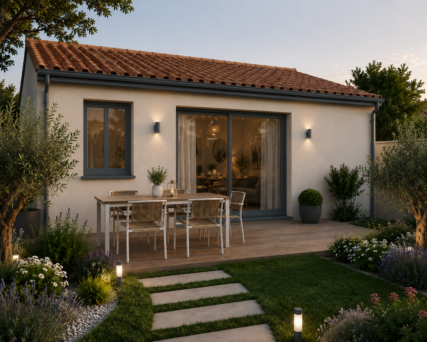Maison neuve 60 m² à construire à Maraussan (34370) – terrain viabilisé 278 m² avec garage