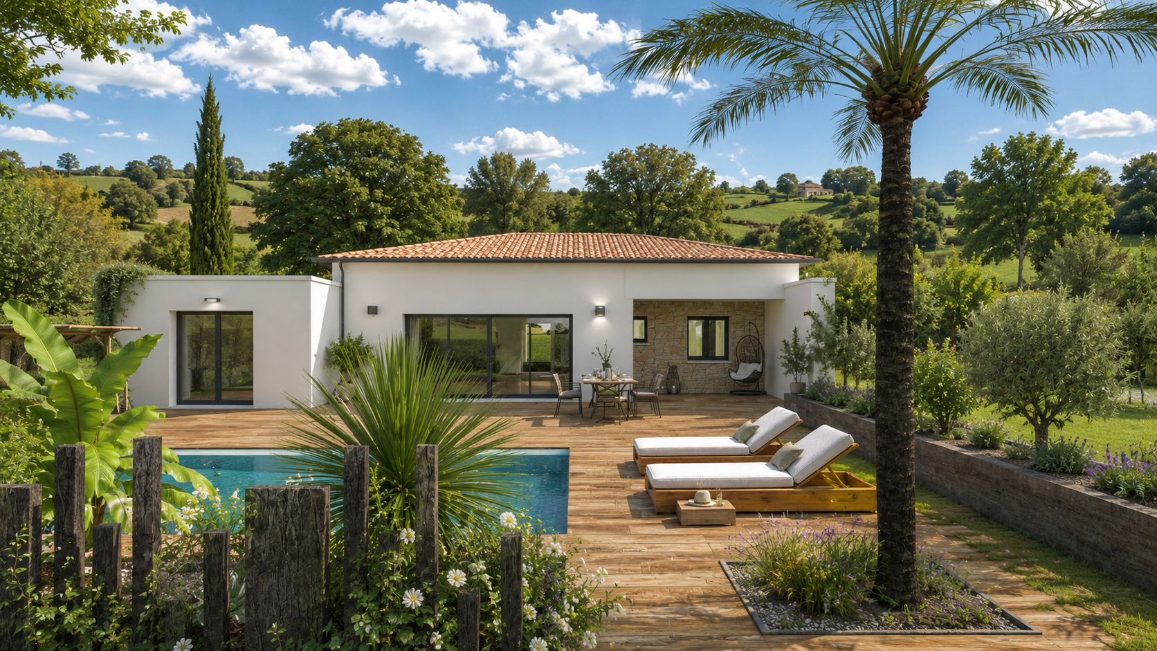 VILLA 3 CHAMBRES 85 m² PUYDANIEL 31190