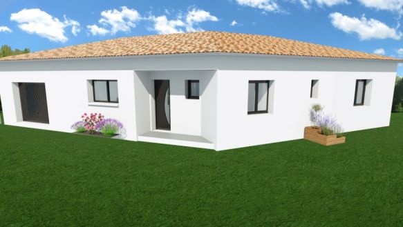 VOTRE PROJET A PORTE DE MAIN AVEC CETTE VILLA 4 PIECES SUR TERRAIN DE 600M2 A LAVERNOSE LACASSE 31410