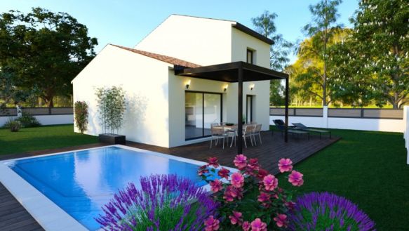 villa contemporaine 3 chambres à Vauvert (30600)