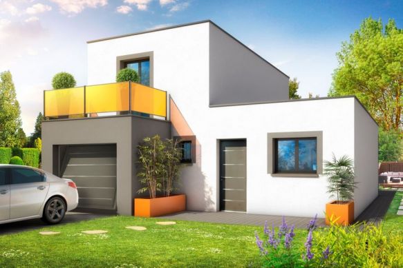 Villa contemporaine de 90m² à construire 3 chambres avec garage 34410 Sérignan