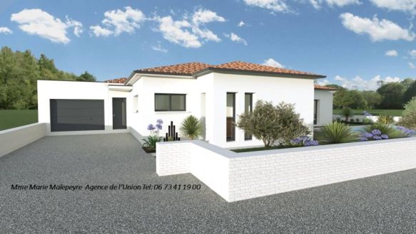 Lignes Épurées et Lumière Maison de 110m² avec garage