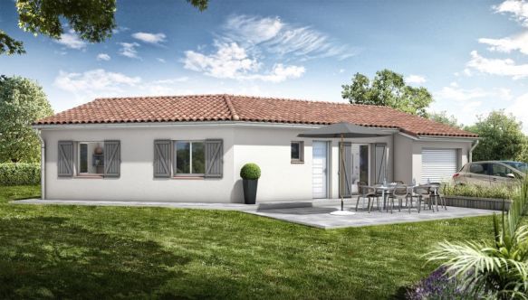 Villa 3 chambres de plain-pied 80m² 34310 POIHLES