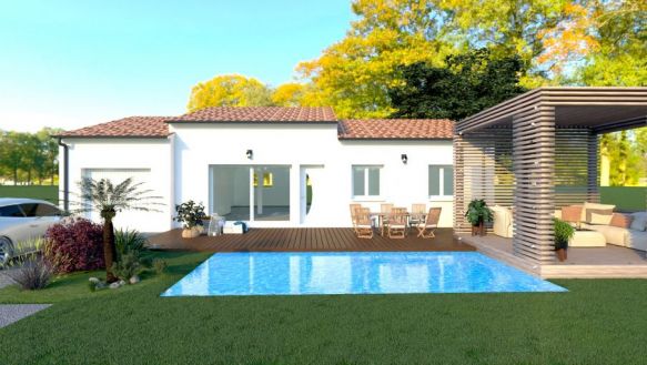 VILLA 113m² + Garage LAMASQUERE 31600
