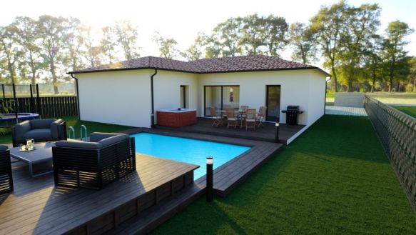 Villa de plain-pied au style contemporain à ALBI 81000