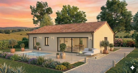 Villa à construire + terrain, Plagne 31220