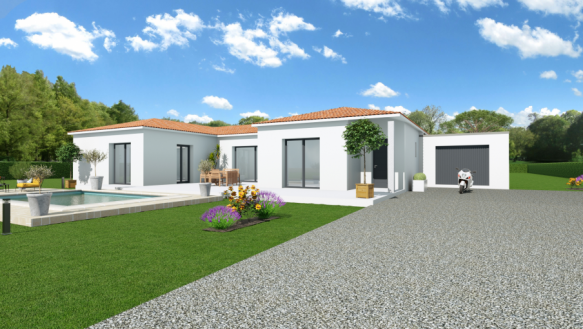 Terrain + maison Cassagnoles 30350