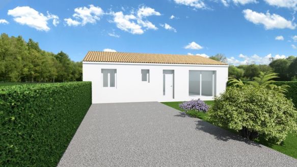 Villa de plain pied de 87m², 3 chambres à SALINDRES