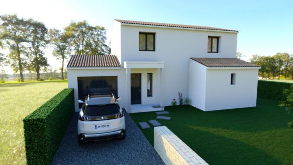 Terrain 400 m²+ villa 90 m² Villetelle