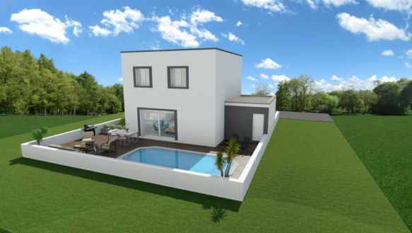 VILLA  AVEC GARAGE HORS LOTISSEMENT GRABELS 34790