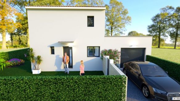 Villa étage de 90m² 3 chambres avec garage à BELLEGARDE