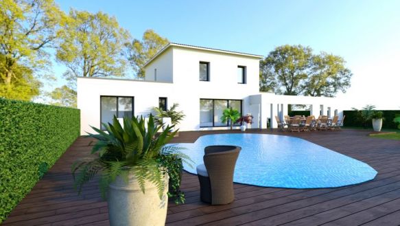 Votre villa 140 m² sur Castillon-du-Gard, 30210