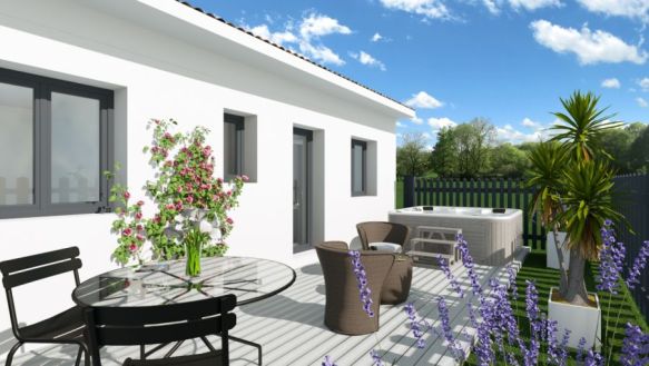 Estagel villa plain-pied