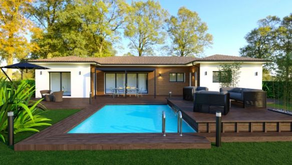 Terrain + villa à bâtir, Premian, 34390