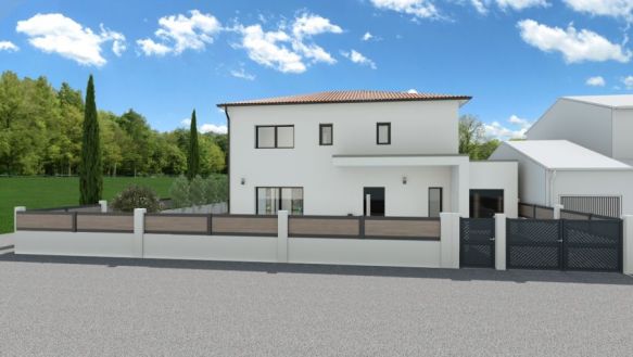 Villa contemporaine R+1 sur Quint Fonsegrives