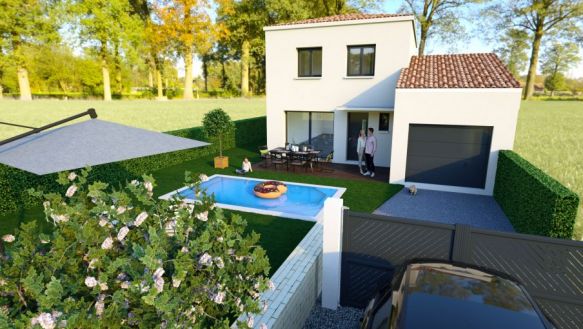 villa de 95m² 4 chambres avec garage à LA CALMETTE