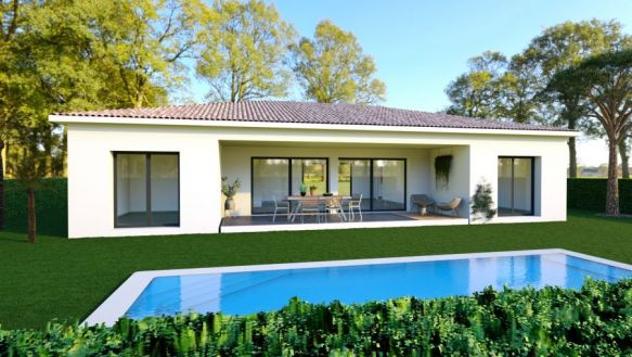 Belle villa plain pied T5 Canet 34800