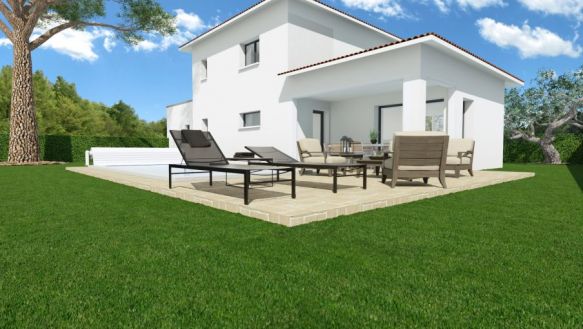 Villa contemporaine 120m² 4 chambres