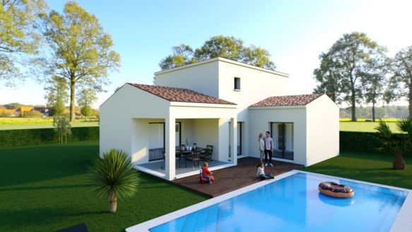 Villa 3 chambres avec garage accolé à VERGEZE