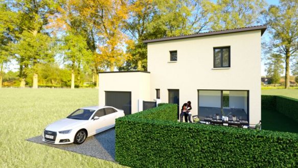 Villa etage de 92m² avec garage à AIGUES VIVES