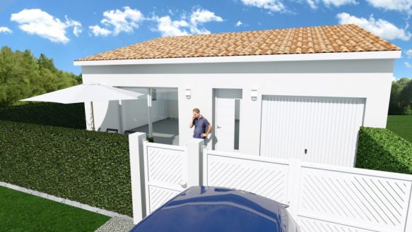 Villa de 68m² 2 chambres avec garage à VAUVERT