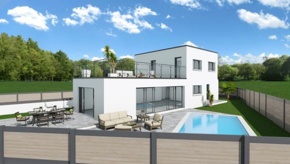 villa d'architecte 151m² habitables