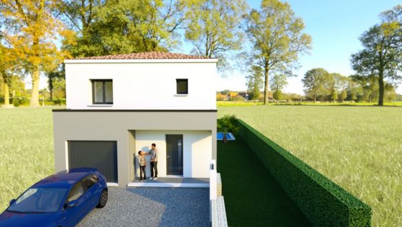 Villa 85m² 3 chambres avec garage de 15m² à CALVISSON