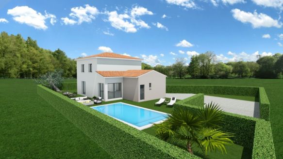 villa 105m² habitables 3 chambres