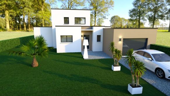 Villa contemporaine de 140m2 avec garage de 28m2 à Nîmes