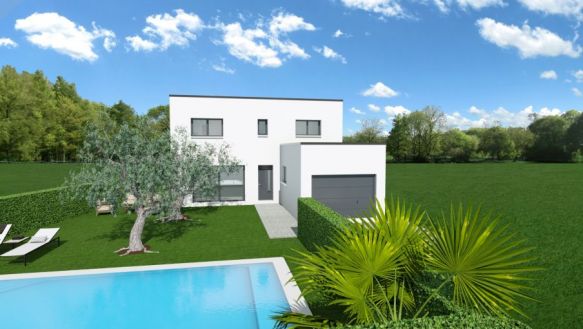 villa contemporaine tour magne