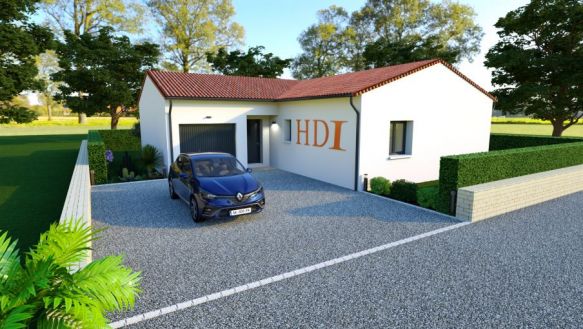 Maison plain-pied 102m² garage 14m² 3 chambres Saint Hilaire 31410