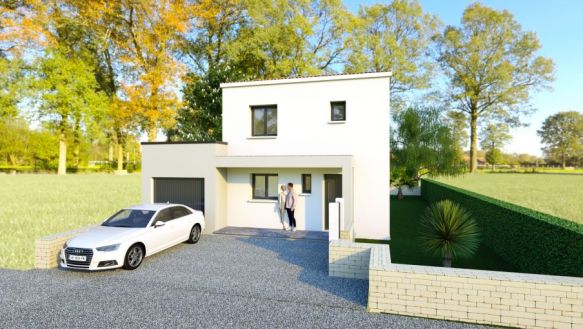 Villa de 85m² 3 chambres et garage de 15m² à CALVISSON