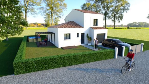 PERPIGNAN sud Villa à construire sur 435 m² avec 4 pièces principales