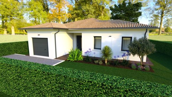 villa contemporaine de 100 m2 T5 VILLAGE DE SAIGUEDE