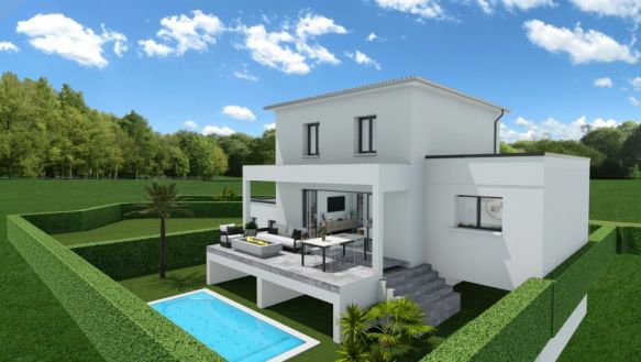 villa contemporaine 100m² T4