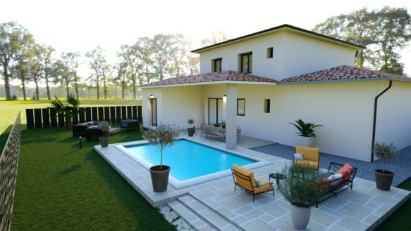 villa 125 m2 avec garage T5